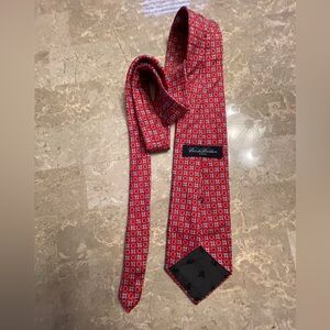 Brooks Brothers Red Geometric Silk Tie